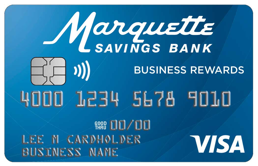Contactless Business Rewards Card Marquette Savings Bank