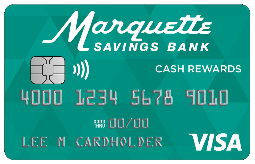 Contactless Consumer Cash Rewards Card Marquette Savings Bank